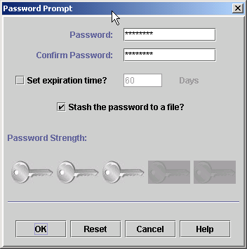 password prompt