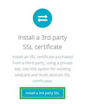 Installs SSL on BigCommerce