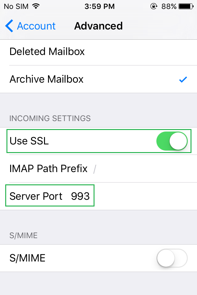 iphone use ssl on