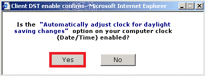 Automatically adjust clock for daylight savings changes