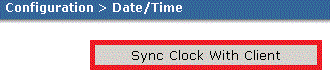 Sync Clock with Client