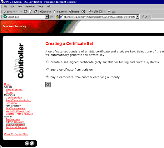 choose SSL certificate vendor