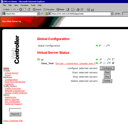 configure servers