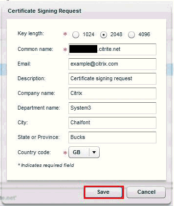 csr in citrix access gateway 5