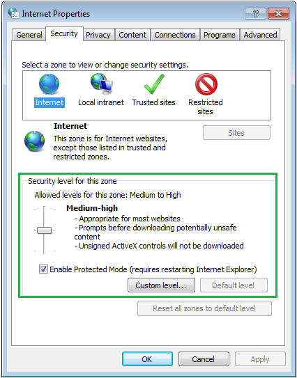 internet security options