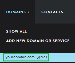 Select Domain Name