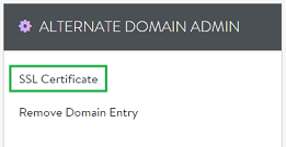 Alternate Domains