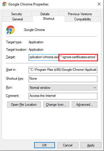 ignore-certificates-errors-in-google-chrome