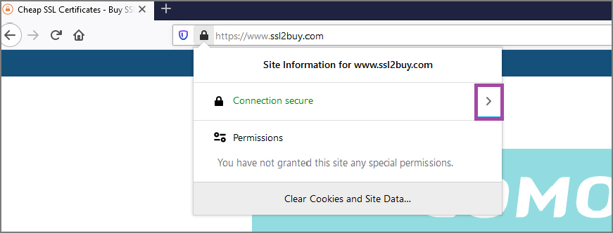 firefoxssl - view certificate detail