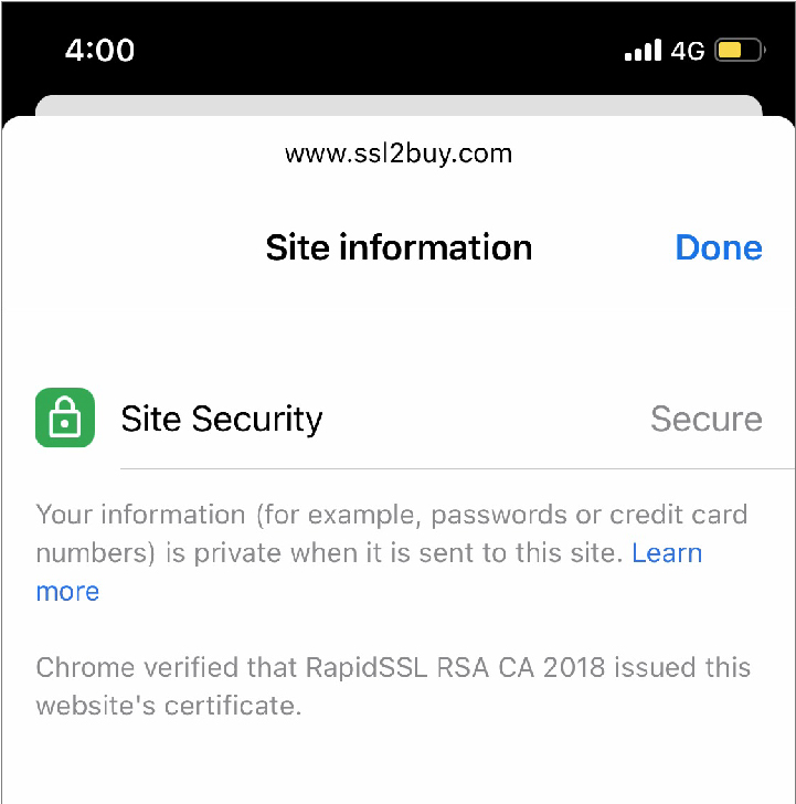 iphonessl1- view certificate detail