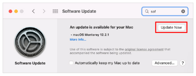 Update Mac OS