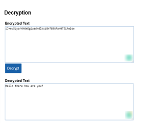 decrypt the message