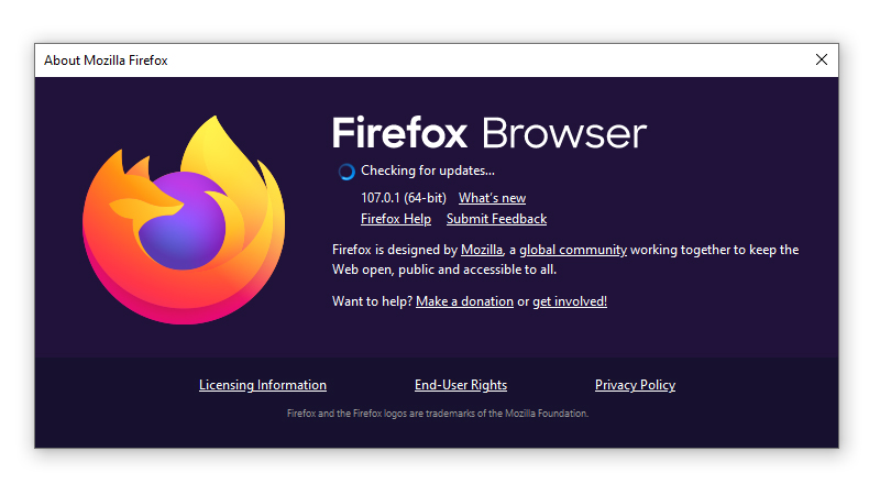 Firefox will instantly start downloading them.