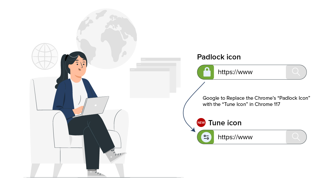 Google to Replace the Chrome’s “Padlock Icon” with the “Tune Icon” in Chrome 117