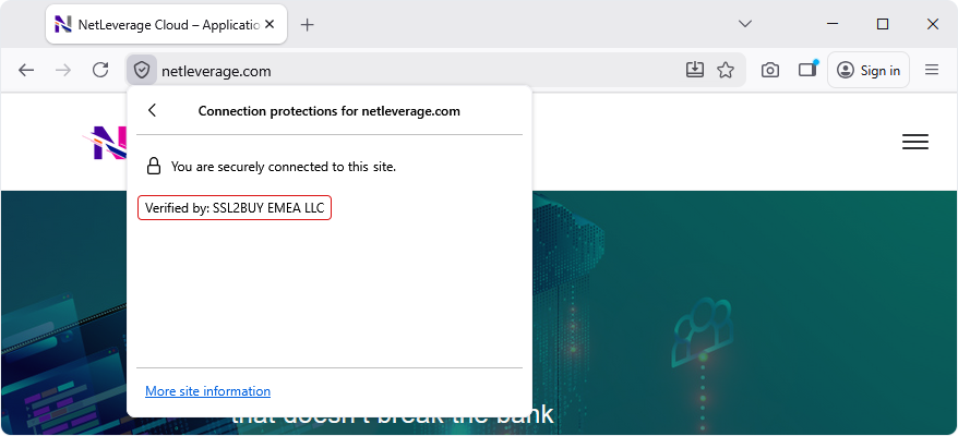 What Firefox's Grey Shield Shows Secured Site
